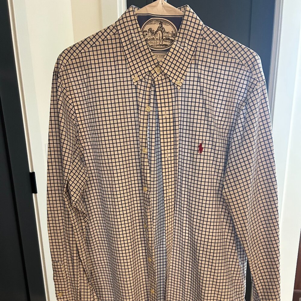 Polo Ralph Lauren Mens Button Down Shirt Size L